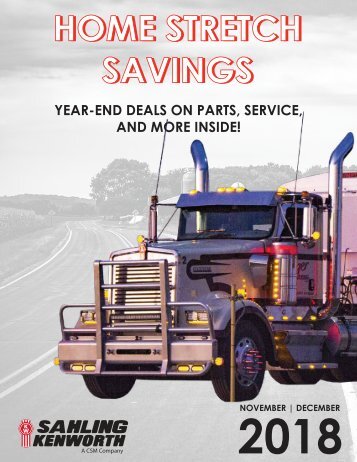 HOME STRETCH SAVINGS - Sahling Kenworth Year End Flyer