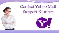 Contact Yahoo Mail Support Phone Number
