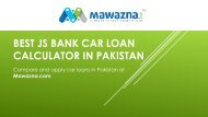 JS Bank Car Loan Calculator