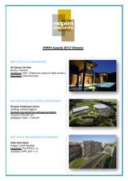 MIPIM Awards 2012 Winners