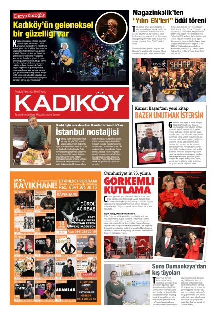 KADIKÖY GAZETESİ KASIM 2018