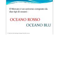 OCEANO ROSSO OCEANO BLU - Università di Urbino