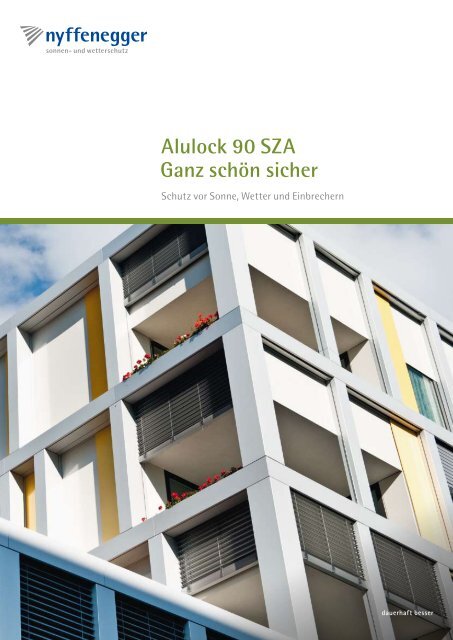 Alulock 90 SZA Ganz schön sicher - Nyffenegger