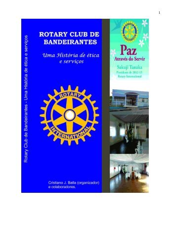 Livro Rotary Club de Bandeirantes