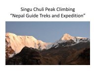 Singu Chuli Peak Climbing