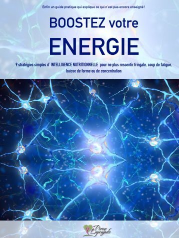 Boostez votre energie  E-book gratuit