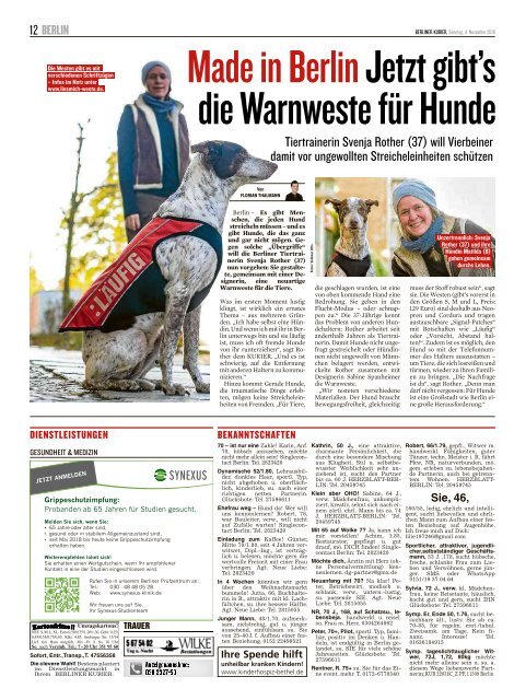 Berliner Kurier 04.11.2018