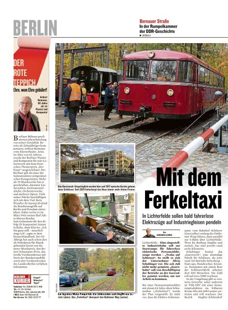 Berliner Kurier 04.11.2018