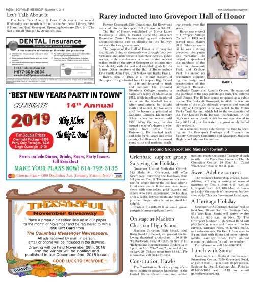 Southeast Messenger - November 4th, 2018