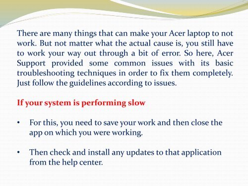 How To Fix Basic Issues With Your Acer Laptop?