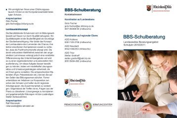 BBS-Schulberatung - BBS-Server Rheinland-Pfalz