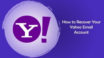 How to Recover Your Yahoo Email Account