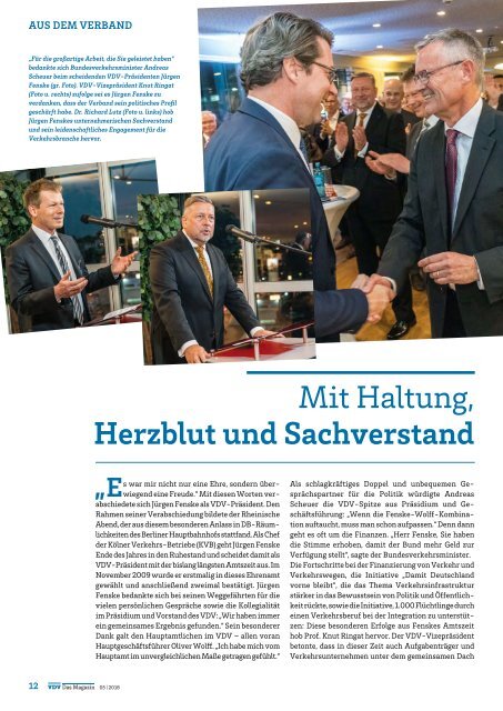 VDV Das Magazin Ausgabe November 2018