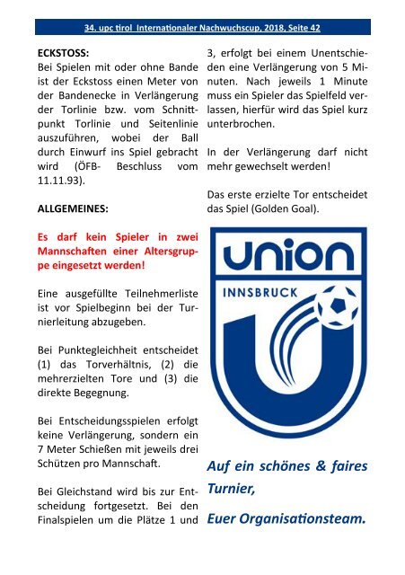34. UPC Tirol Cup 2018