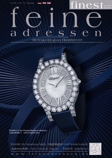 »feine adressen – finest« – Hannover 3 18