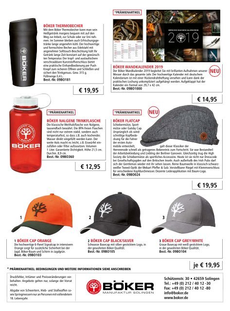 Böker Special Herbst & Winter 2018