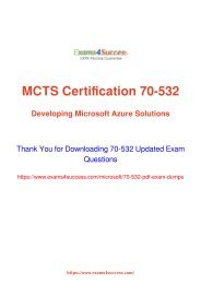 Microsoft 70-532 Exam Dumps [2018 NOV] - 100% Valid Questions