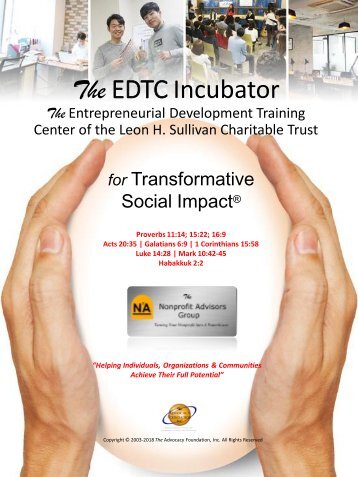 The EDTC Incubator