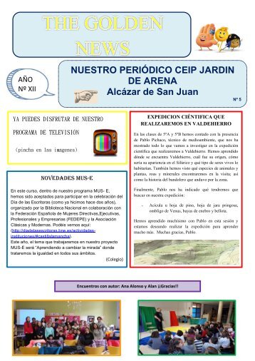 THE GOLDEN NEWS. Nº 05. 2018/2019