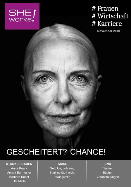 SHE works! - Das Wirtschafts- und Karrieremagazin für Frauen