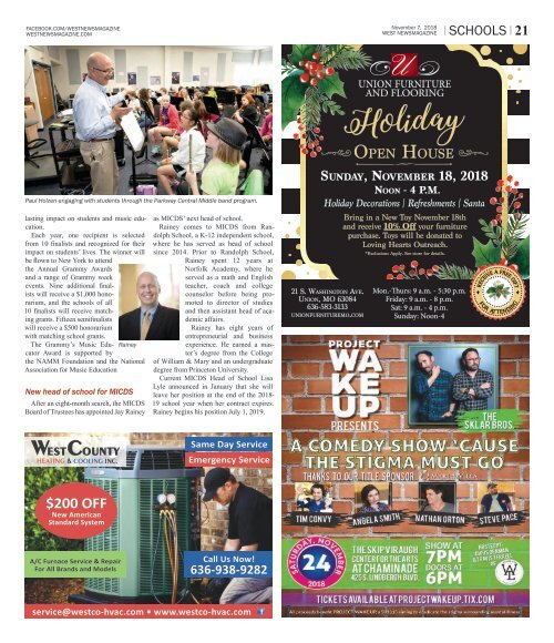 West Newsmagazine 11-7-18