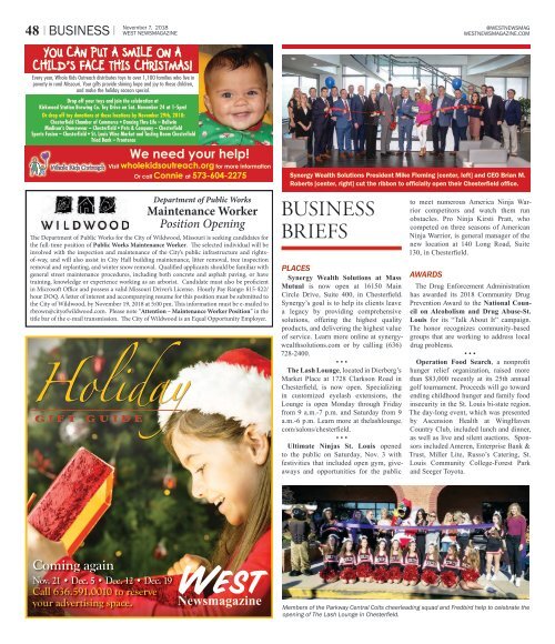 West Newsmagazine 11-7-18