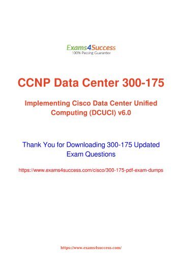 Cisco 300-175 Exam Dumps [2018 NOV] - 100% Valid Questions