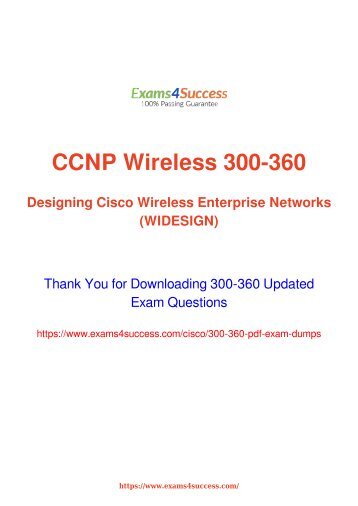 Cisco 300-360 Exam Dumps [2018 NOV] - 100% Valid Questions