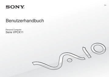 Sony VPCX11Z1E - VPCX11Z1E Mode d'emploi Allemand