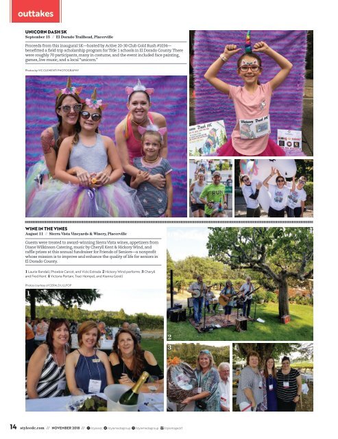 El Dorado County_Foothills_Style Magazine - November 2018