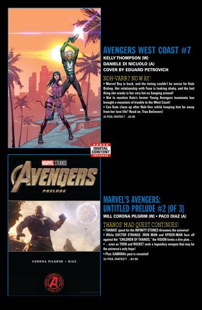 Marvel Previews 11-2018