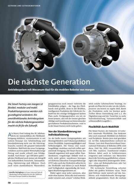 antriebstechnik 11/2018