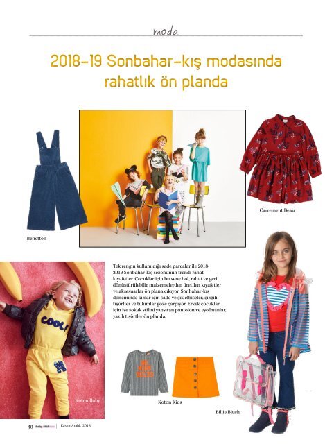 Baby&Kid Store October 2018