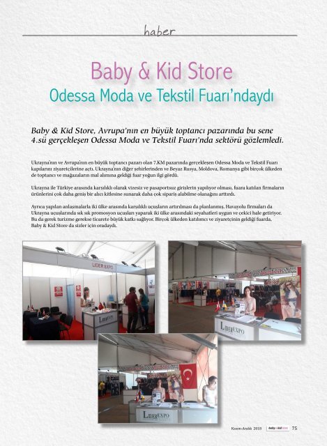 Baby&Kid Store October 2018