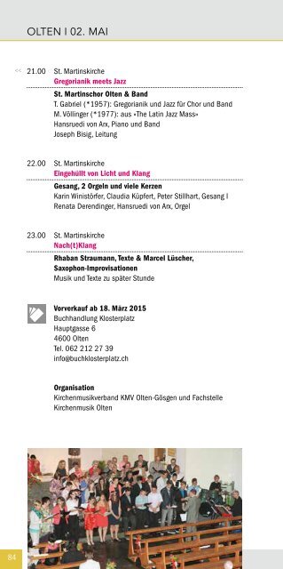 cantars 2015 Gesamtprogramm