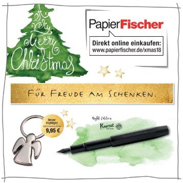 Geschenkideen für Weihnachten - Schöner Schenken 2018 bei PapierFischer