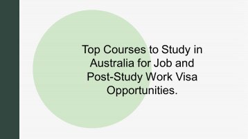 Top Courses Australia