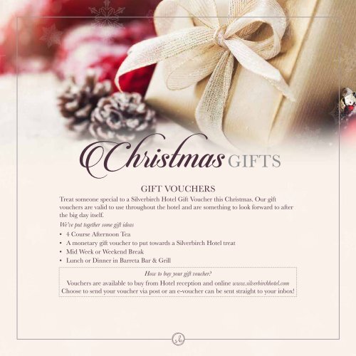 CHRISTMAS BROCHURE 2018