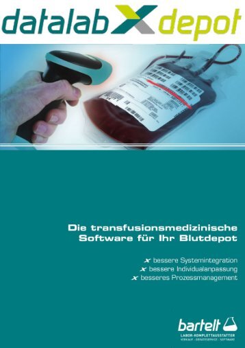 datalabXdepot: Effizienz und Sicherheit in der Transfusionsmedizin