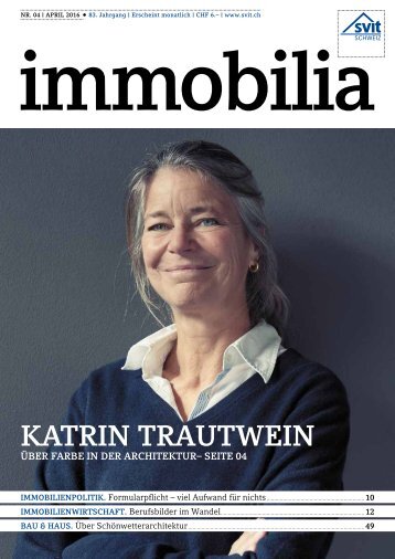 Immobilia 2016/04 - SVIT