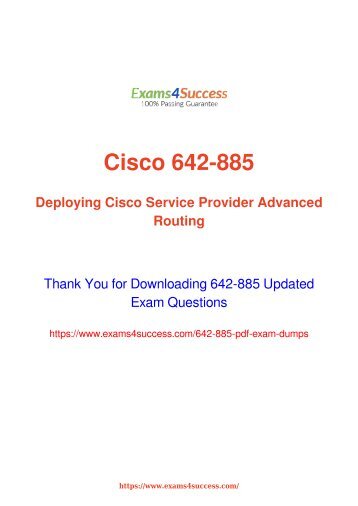 Cisco 642-885 Exam Dumps [2018 NOV] - 100% Valid Questions