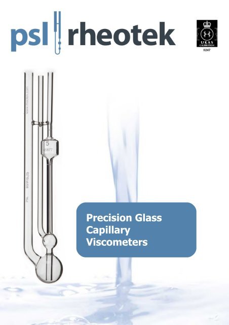 Viscometer Rheotek Capillary Viscometers - PSL Rheotek