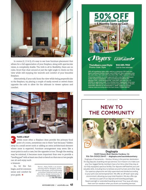 Style Magazine Folsom and El Dorado Hills November 2018