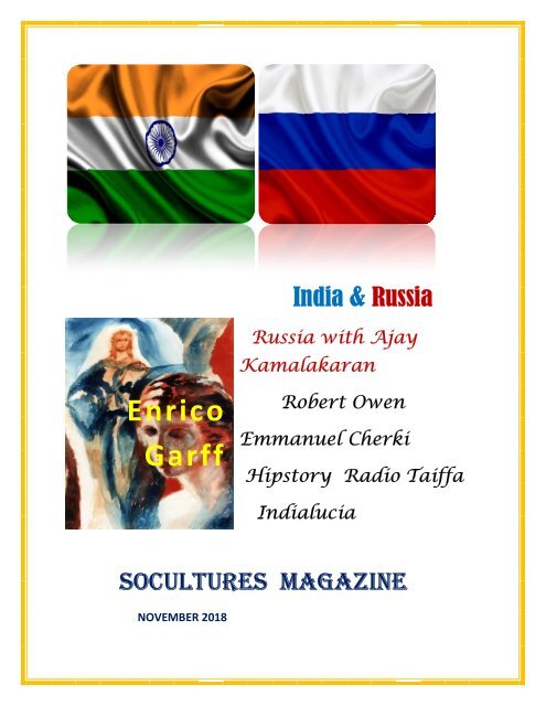 SoCultures Magazine November  2018