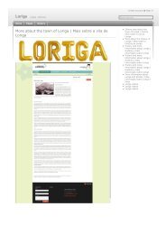 History of Loriga - História de Loriga 2