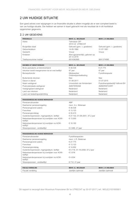 Definitief Adviesrapport Woonhuisfinancieren 30-7-2017