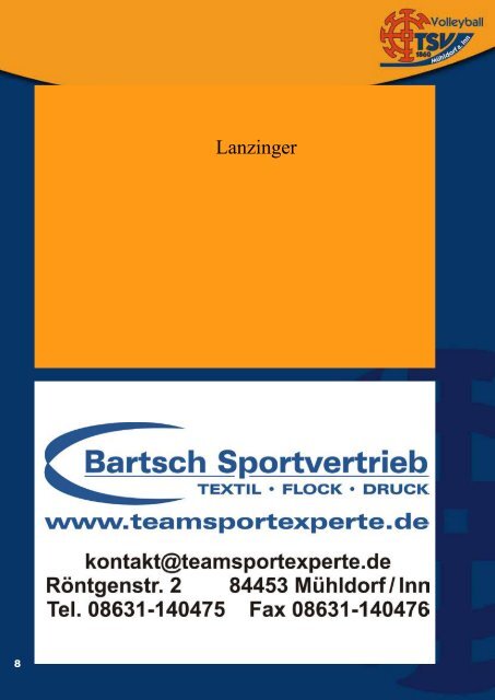 Volleyball Saisonheft 2018 2019