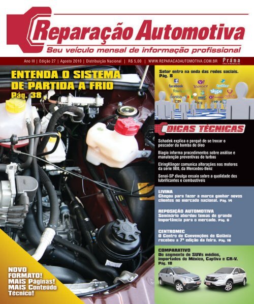 Ano III - EdiÃ§Ã£o 27 - Agosto 2010 - ReparaÃ§Ã£o Automotiva