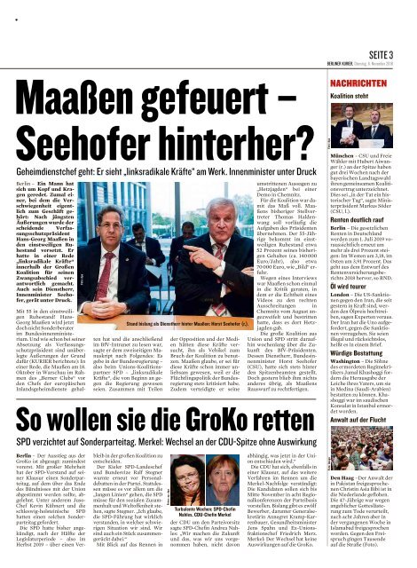 Berliner Kurier 06.11.2018
