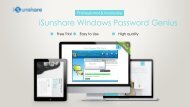 iSunshare Windows Password Genius--Top Windows Password Recovery Software in 2018